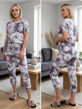 ⭐️3/$30⭐️ Juliet Women's Tie Dye 2Pc Lightweight Loungewear Set Size 10